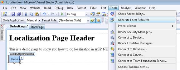 超級簡單：ASP.NET Localization （本地化，多語言）