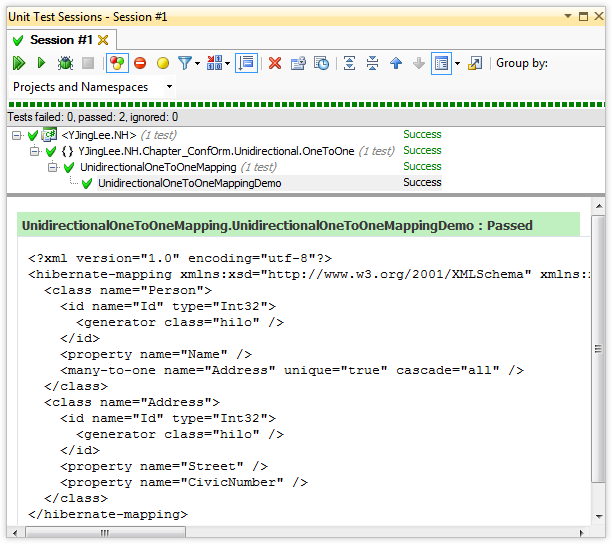 NHibernate3剖析：Mapping篇之ConfORM實戰(3):OneToOne語義