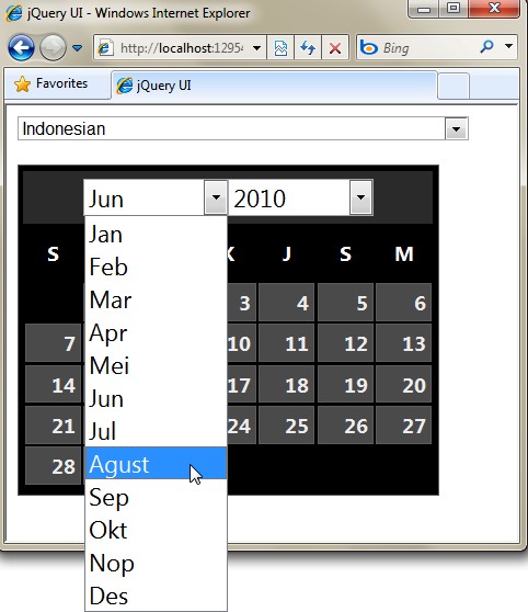 示例：利用國(guó)際化插件使JQuery UI DatePicker實(shí)現(xiàn)國(guó)際化